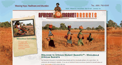 Desktop Screenshot of africanmarketbaskets.com